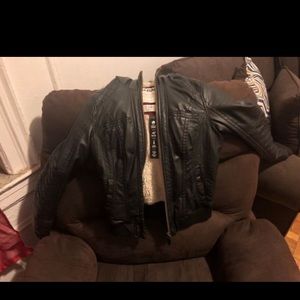 Leather jacket